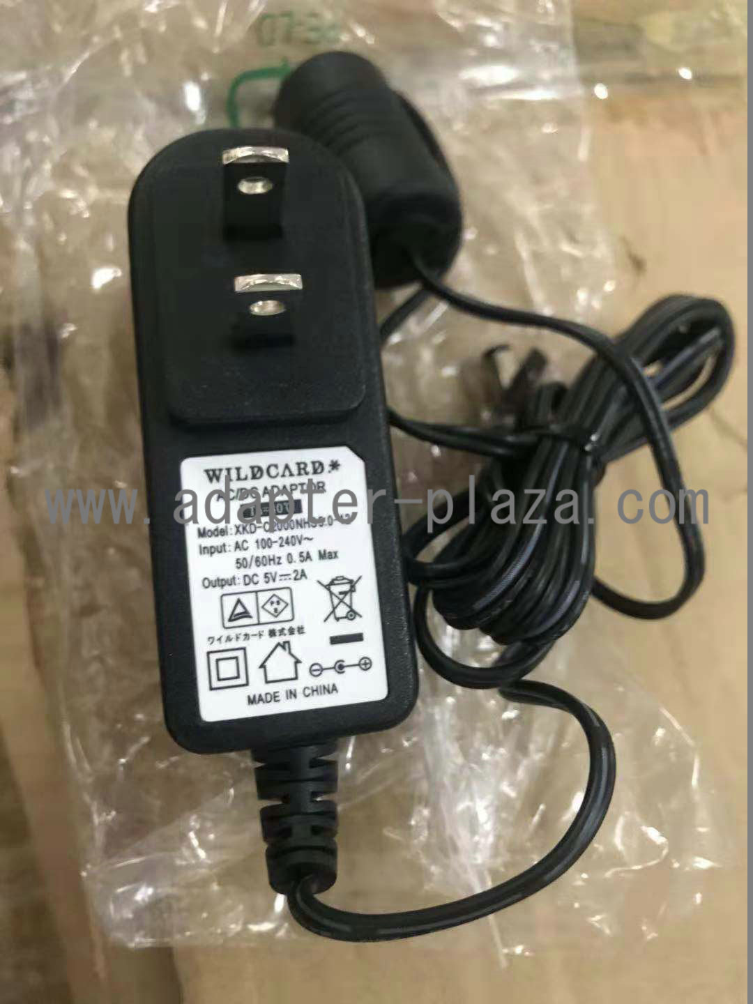 *Brand NEW* WILDCARD XKD-C2000NHS5.0-12 DC 5V 2A AC DC Adapter POWER SUPPLY
