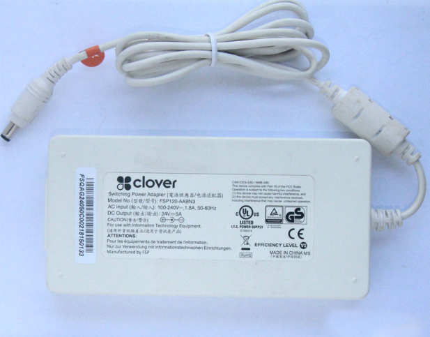 *Brand NEW* FSP120-AABN3 clover FSP120-ACB DC24V 5A (120W) AC DC ADAPTHE POWER Supply
