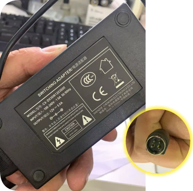 *Brand NEW* Switching Adapter Model CX-D036W1203000 Output 12V 5.0A Power Supply