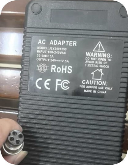 *Brand NEW* Suitable for 24V 12.5A ac adapter Model JLY2401250 with 4-hole aviation connector DC 24V Power Sup