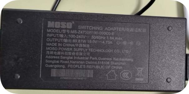 *Brand NEW* Compatible with MOSO 19V 4.73A Power Adapter (Round Connector) – Model MS-Z4730R190-090C0-E Power