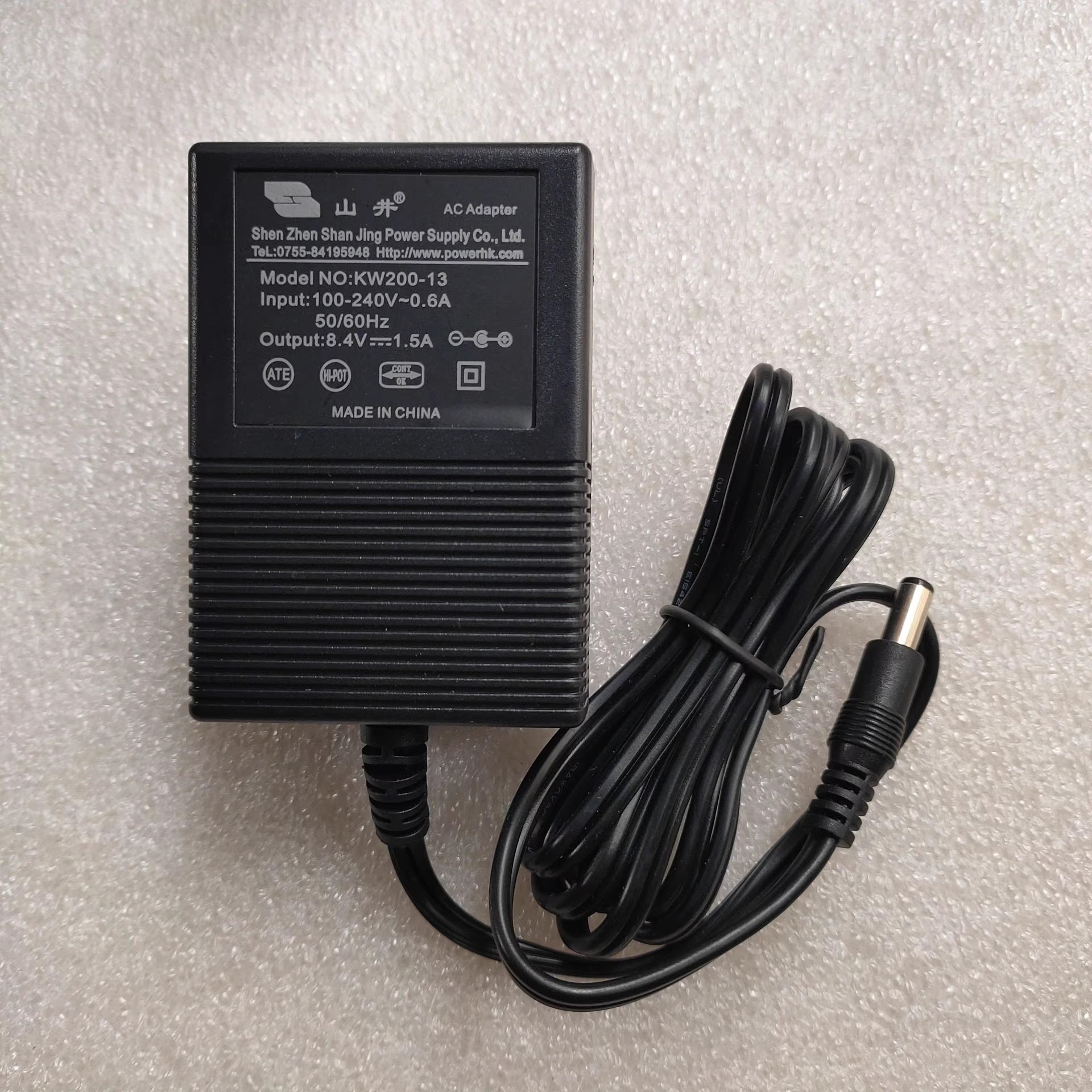 *Brand NEW* KW20-13 POWER Supply 8.4V 1.5A AC DC ADAPTHE - Click Image to Close