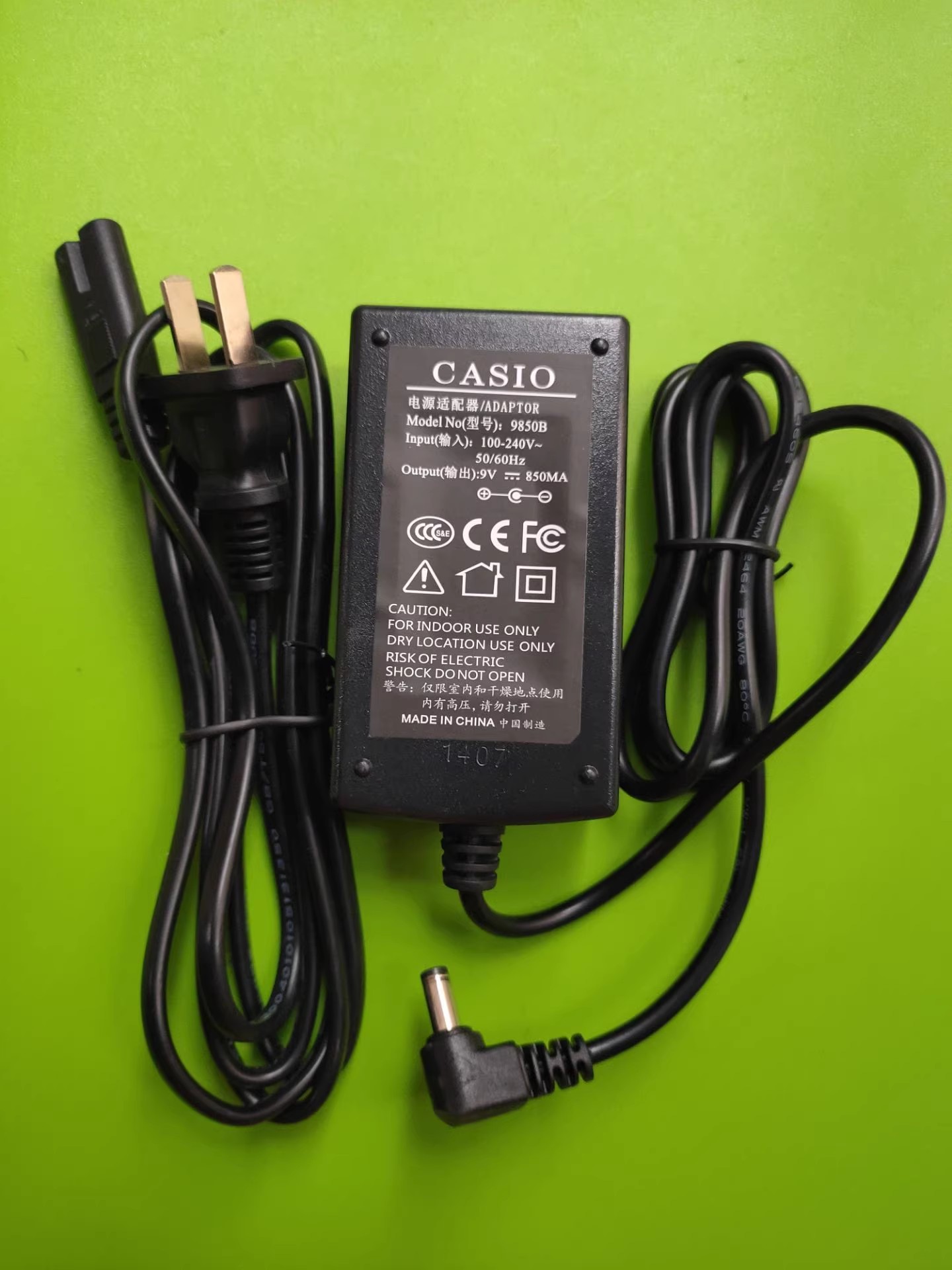 *Brand NEW* CASIO 9850B AD-5CL CT-360 588 670 9V 850MA AC DC ADAPTHE POWER Supply
