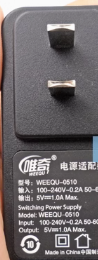 *Brand NEW*Original WEEQU-0510 5V 1A AC/DC ADAPTER Power Supply
