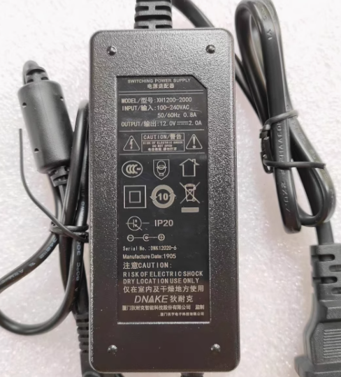 *Brand NEW*Original DNAKE AB-6C-700P2 XH1200-2000 12V 2A AC ADAPTER Power Supply