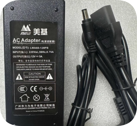 *Brand NEW*Original MEIJI LWA60-120PB AOC 12V 5A 60W AC ADAPTER Power Supply