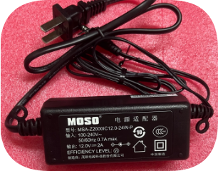 *Brand NEW*Original MOSO MSA-Z2000IC12.0-24W-P 12V 2A AC ADAPTER Power Supply
