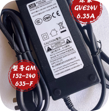 *Brand NEW*Original GVE GM152-240635-F 24V 6.35A AC ADAPTER Power Supply