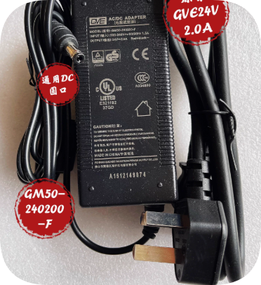 *Brand NEW*Original GVE GM50-240200-F 24V 2.0A AC ADAPTER Power Supply