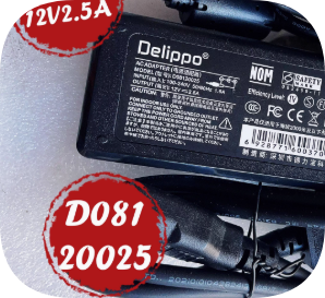*Brand NEW*Original D08120025 DeliPPO 12V 2.5A AC Adapter Power Supply