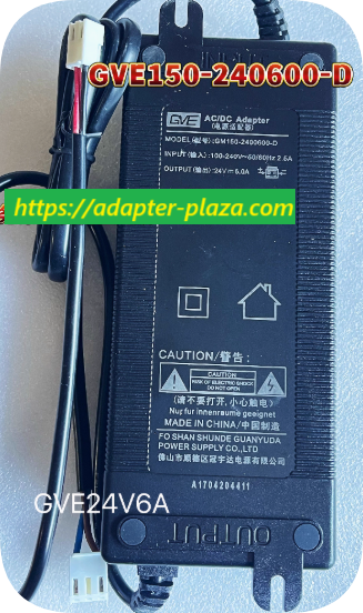 *Brand NEW*Original GVE GM150-240600-D 24V 6A AC Adapter Power Supply
