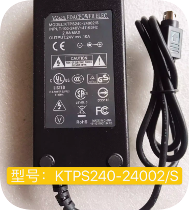 *Brand NEW*Original EDACPOWER ELEC KTPS240-24002/S 24V 10A AC Adapter Power Supply
