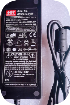 *Brand NEW*Original MW GST90A12-P1M 12V 6.67A 81W AC Adapter Power Supply