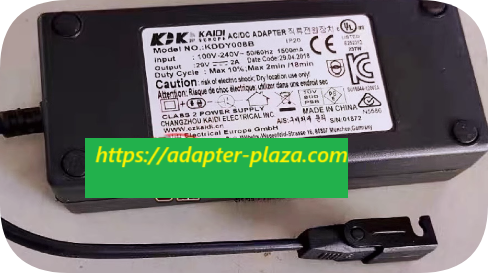 *Brand NEW*Original KDDY008B 29.0V 2.0A AC Adapter Power Supply