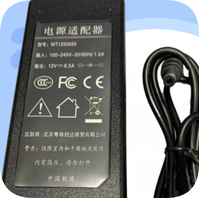 *Brand NEW*WT1200650 12V 6.5A AC ADAPTER Power Supply