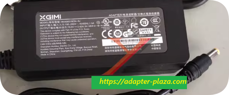 *Brand NEW*Hangjiajimi 19V3.42A power adapter HKA06519034-6J charging cable projector transformer