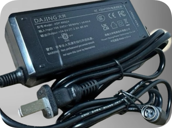 *Brand NEW*DAJING ADP-60D24 label printer power supply 24V2.5A60W three-pin 3-hole adapter power supply
