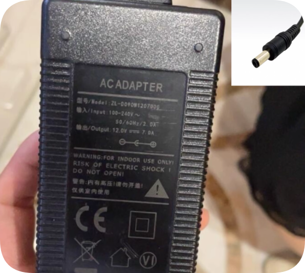 *Brand NEW*DC907000 charger 84W ZL-D090W1207000 power adapter 12V7.0A laptop power supply