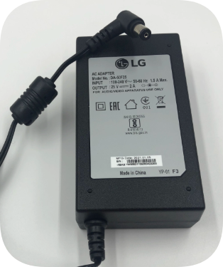 *Brand NEW*Original new LG DA-50F25 echo wall audio power adapter 25v2a special interface power cord