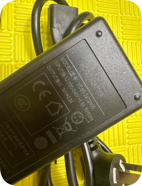 *Brand NEW*Youchuang YC60-2402500 Tiancai Thermal Receipt Printer C230 Power Adapter 24V2.5A Three-pin