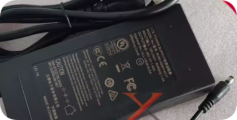 *Brand NEW* I.T.E 56V 1.42A 80W power adapter NU80-A560142-I1 charging cable round plug transformer