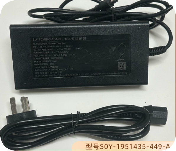 *Brand NEW* Soyuan 19.5V 14.35A 280.0W Round Port 5.5*2.5mm AC Adapter S0Y-1951435-449-A Power Supply