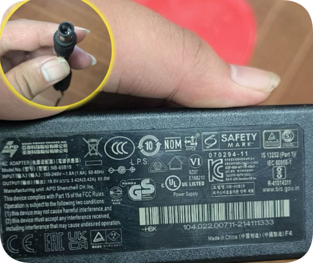 *Brand NEW*APD NB-65B19 65W Power Supply Adapter 19 Volt 3.42A DC Barrel Jack AC-DC Charger for Notebook & Per *Brand NEW*APD NB-65B19 65W Power Supply Adapter 19 Volt 3.42A DC Barrel Jack AC-DC Charger for Notebook & Per