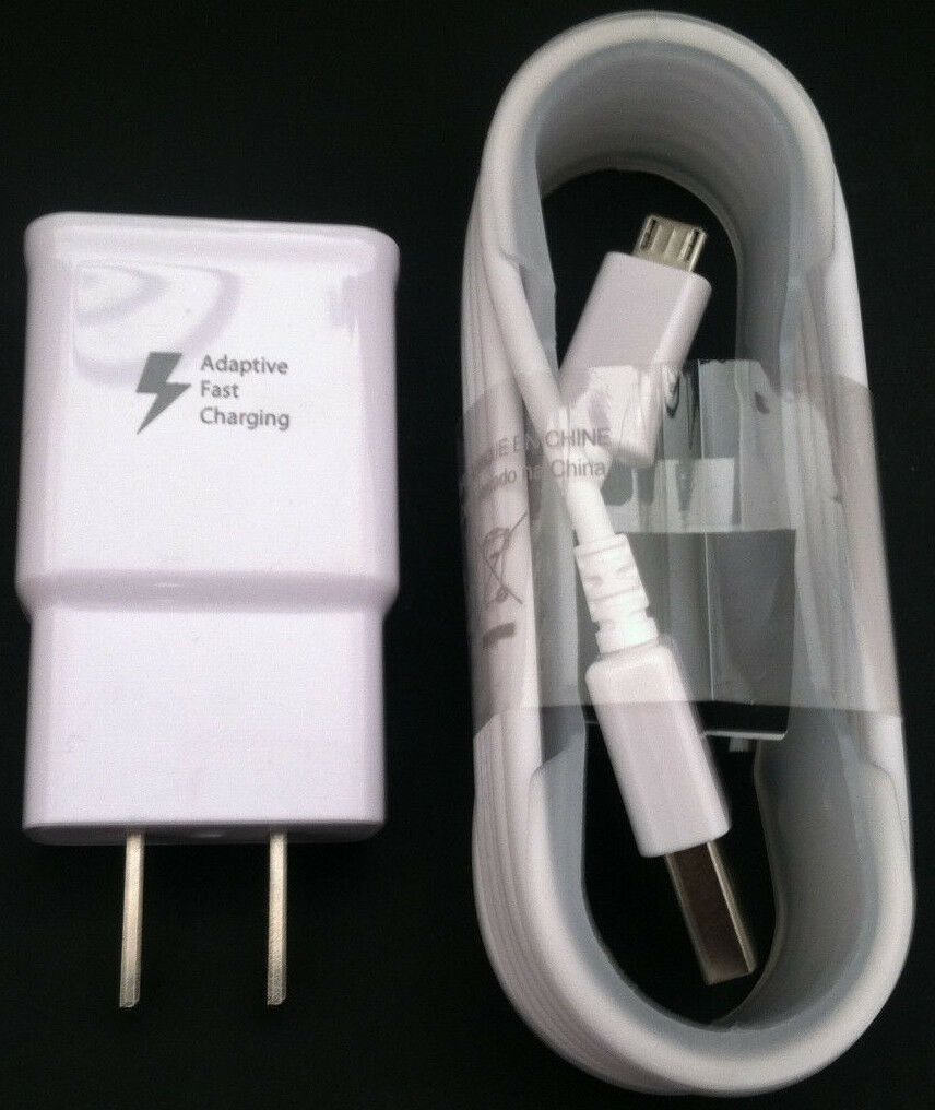 *Brand NEW*Adaptive Fast Rapid Wall Charger OEM For Samsung S6 S7 Edge Note 4 5 + 5ft Cable - Click Image to Close