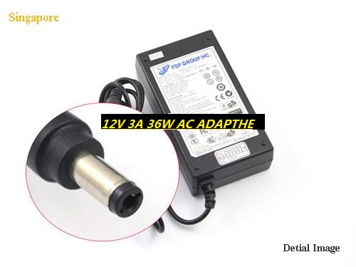 *Brand NEW* FSP036-1AD101C FSP 12V 3A 36W-5.5x2.5mm AC ADAPTHE POWER Supply - Click Image to Close