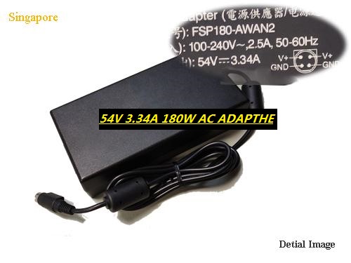 *Brand NEW*FSP180-AWAN2 FSP 54V 3.34A 180W-4Pin-SZXF AC ADAPTHE POWER Supply