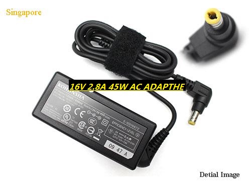 *Brand NEW*PEW1628N CF-AAA001AS CF-AA62J2CJS KOHJINSHA 16V 2.8A 45W-5.5x2.5mm AC ADAPTHE POWER Supply