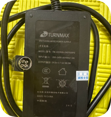 Brand New TURNMAX Tengmao ATM-K200VA-2407500PD 24V7.5A Power Adapter for DST-85 Portable Social Security Machi